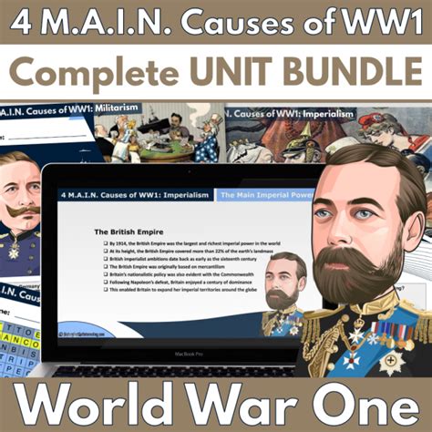 4 Main Causes Of Ww1 Unit Bundle History Just Got Interesting
