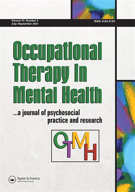 Occupational Therapy In Mental Health Vol 37 No 3