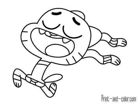 The amazing world of gumball is a hilarious cartoon on cartoon network. Amazing World Of Gumball Coloring Pages Unique Gumball ...