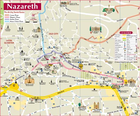 Large Nazareth Maps For Free Download And Print High Resolution And