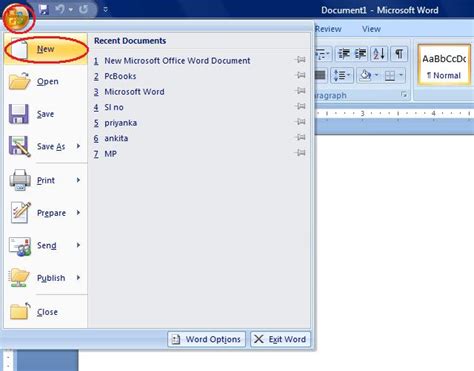 How To Create File In Ms Word Printable Templates