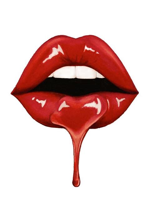 Lip Art Kiss Painting Pop Art Lips Lips Painting