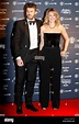 Michael Carrick and wife Lisa Roughead during the red carpet arrivals ...