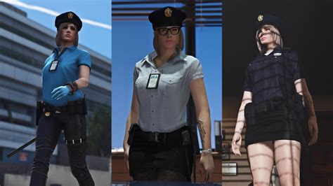 Police Girl Skin Control Gta5