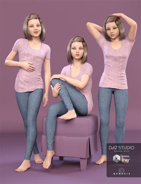 Tween Julie 7 Pro Bundle 3d Models For Poser And Daz Studio