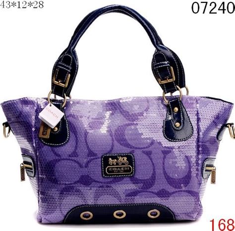 Blue Handbags Purple Handbags By Coach