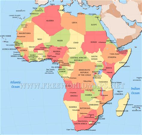 More vector maps of africa continent. Africa Map editable