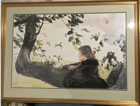 Andrew Wyeth Andin The Orchard Helga Series Print Pencil Plate Signature