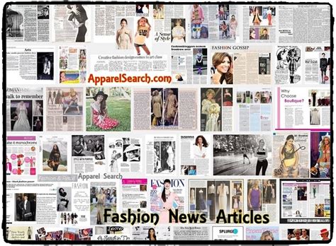 In this section you will find a nice collection of fashion articles for your enjoyment. Fashion Articles | News About Fashion Designers, Trends ...