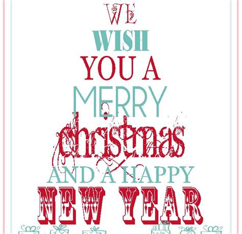 Free Printable Merry Christmas And Happy New Year The 36th Avenue