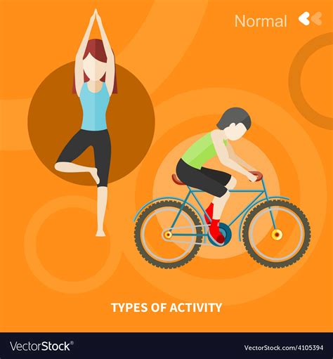 Healthy Lifestyles Daily Routine Royalty Free Vector Image