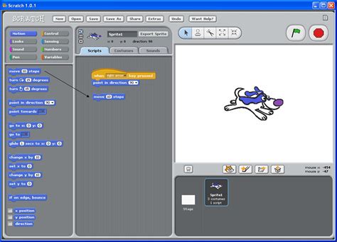 Introduction To Scratch: Exercise 1