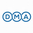 DMA letter logo design on black background.DMA creative initials letter ...
