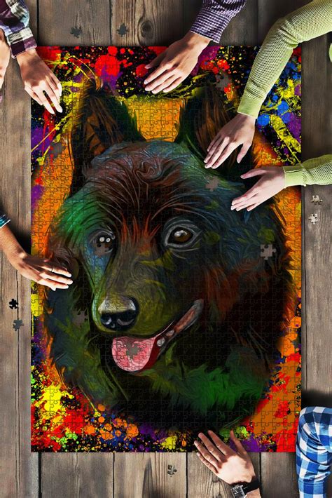 Does the perfect jigsaw puzzle for adults exist? Schipperke Colorful Jigsaw Puzzles - Puppy Sweet Shop