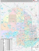Hennepin County, MN Wall Map Premium Style by MarketMAPS