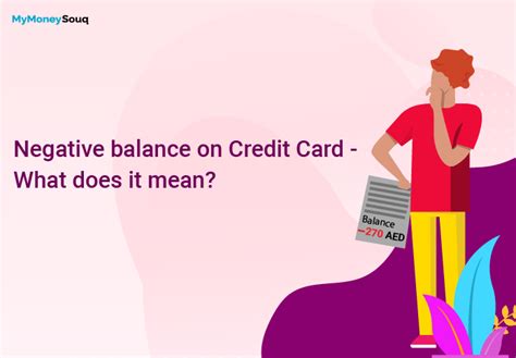 But a negative balance simply means that negative account balances can occur for several reasons, but regardless of the cause, a balance below zero isn't a bad thing. The Negative balance on Credit Card - What does it mean? - MyMoneySouq Financial Blog