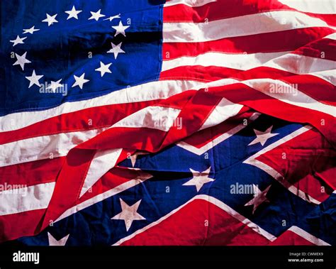 American Civil War Flags