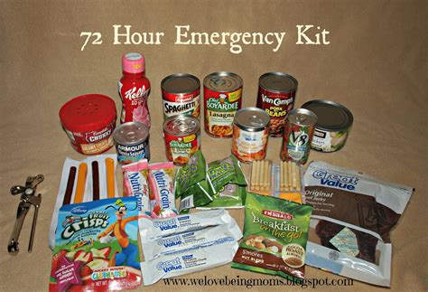 We Love Being Moms 72 Hour Emergency Kit