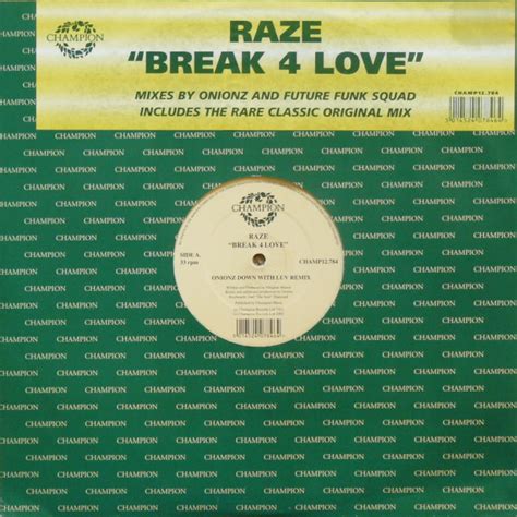 Raze Break 4 Love 2002 Vinyl Discogs