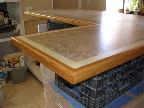Once you have the countertop trimmed to size, it's time to stain and seal it. 37 best Laminate Countertop Trim images on Pinterest ...