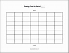 7 x 7 Horizontal Classroom Seating Chart | Student Handouts