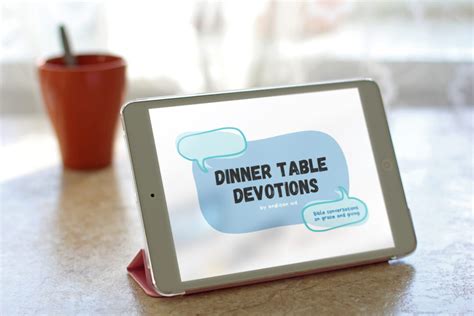 Dinner Table Devotions Anglican Aid