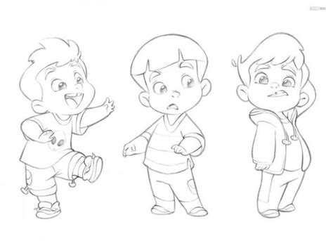 Drawing Cartoon Children Using Correct Proportions Toons Mag