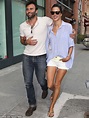 Alessandra Ambrosio shows off endless legs as she takes a stroll with ...