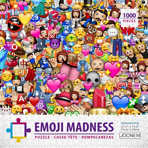 Buy Joonem Emoji Madness 1000 Pieces Emoji Jigsaw Puzzle Game