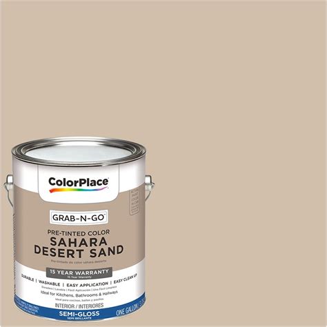Colorplace Ready To Use Interior Paint Sahara Desert Sand 1 Gallon