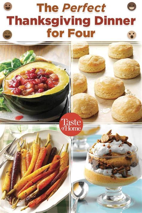 If you're hosting a traditional thanksgiving dinner for family and friends, you'll need an arsenal of recipes to draw from. The Perfect Thanksgiving Dinner for Four | Traditional ...