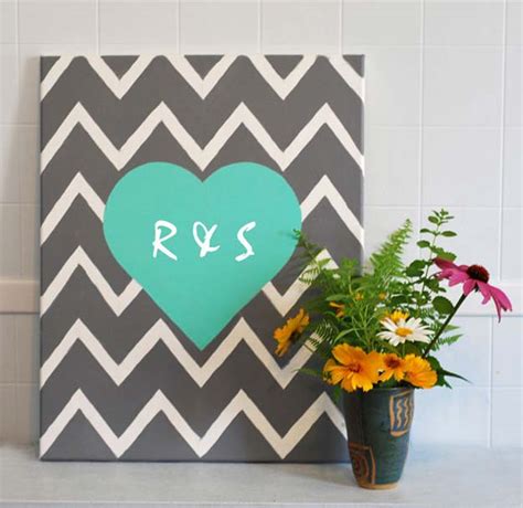 The two gray walls (dark granite by behr) and the white ceiling (powered snow by behr) were easy. Best Chevron DIY Project Ideas - DIY Projects for Teens