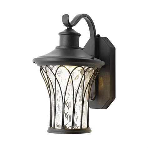 10ct incandescent outdoor lantern string lights black threshold. Home Decorators Collection Black Medium Outdoor LED Dusk ...
