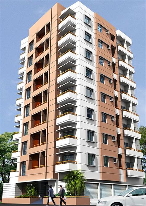 Nine Storied Residential Building At Dhaka Bangladesh Residential
