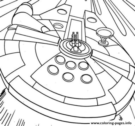 Millenium falcon coloring page at getdrawings free download. Star Wars Millenium Falcon Coloring Pages Printable