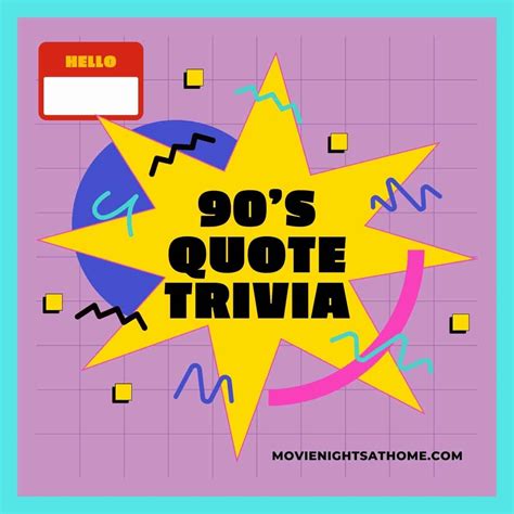 The Ultimate 90s Movie Trivia Questions And Answers