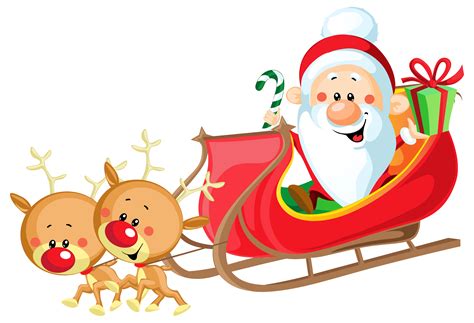 Santa Rudolph Clipart Free Download Clip Art On Clipartix