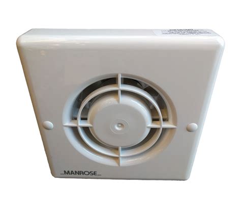 Manrose 4 Inch Standard Bathroom Wall Ceiling Mounted Quiet Extractor