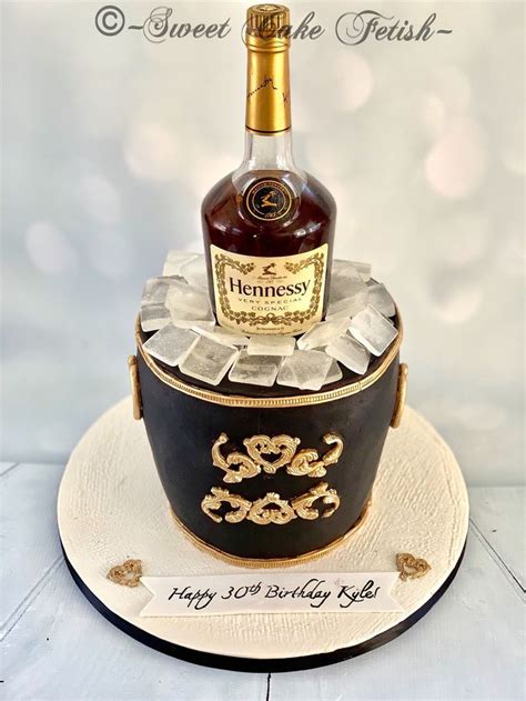 Hennessy Cake Birthday Cake For Him Hennessy Cake Cake For Boyfriend