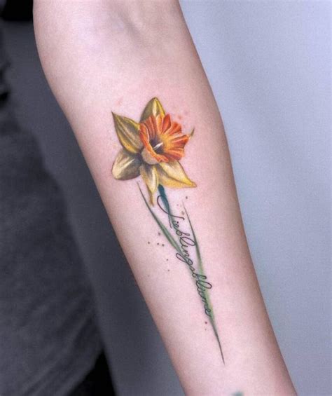 110 Amazing Daffodil Tattoo Designs With Meanings And Ideas Body