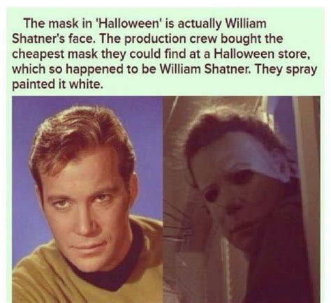 Michael Myers Mask Vs William Shatner This Is What The Original