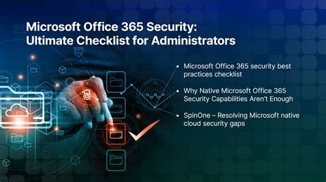 Microsoft Office 365 Security Ultimate Checklist For Admins