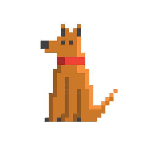 Pixel Dog Vector Art Icons And Graphics For Free Download