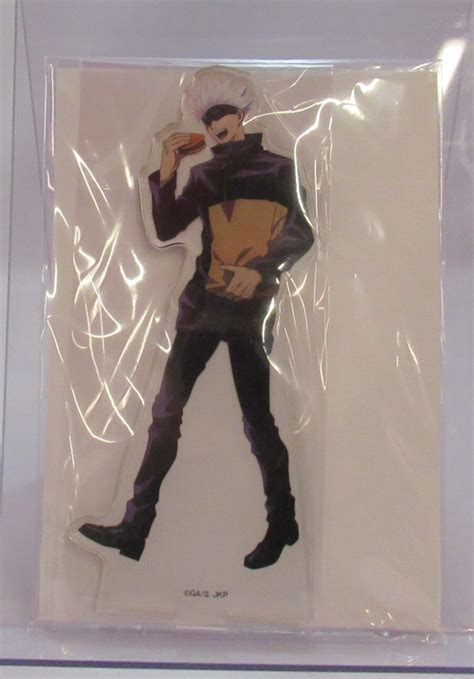 Sega Big Acrylic Stand Buying And Eating Ver Sega Collaboration Cafe Satoru Gojo Mandarake