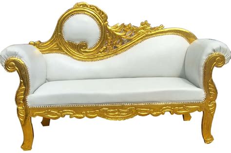 Tayyaba Enterprises Royal Look Wooden Couch Long Chaise For Living Room