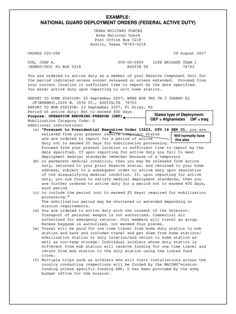 Military Orders Example Fill Out And Sign Online Dochub