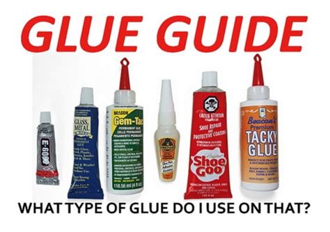 What’s The Best Adhesive To Glue This To That Glue Guide Chart Homestead And Survival
