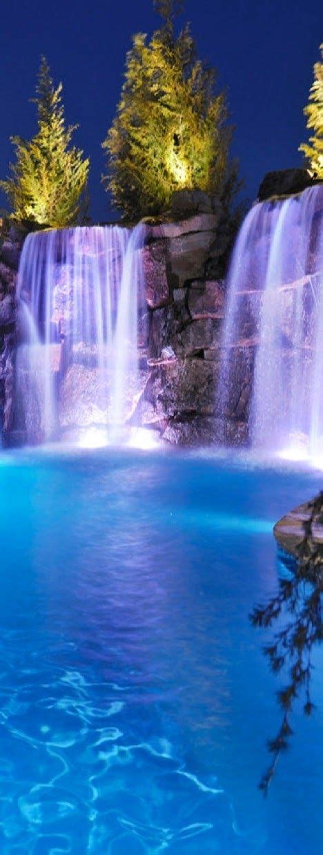 Pool With Waterfalls Pool Waterfall Waterfall