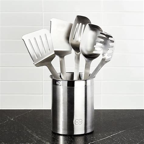 Maybe you would like to learn more about one of these? Calphalon Stainless Steel Kitchen Utensil Set: 6 P | Crate ...