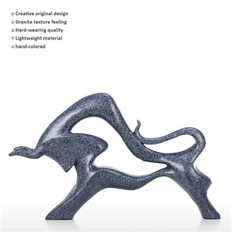 Luxury Extrados Cattle Sculpture Abstract Cattle Aluminum Animal Statue